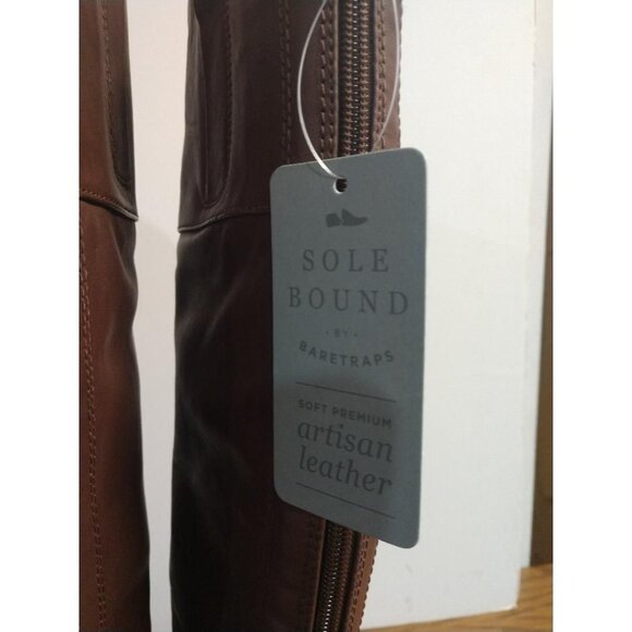 Sole Bound Dreia By Baretraps Womens Artisan Leather Knee-High Boots Brown Size - Picture 5 of 10